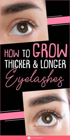 Learn the causes of thinning lashes, how to make your eyelashes longer and thicker, the safety of eyelash serums, and ways to prevent eyelashes from thinning. Grow Long Lashes, Grow Long Lashes Naturally, Longer Lashes Naturally, Grow Eyelashes Naturally, Eyelash Serums, Eyelashes Longer, Longer Lashes