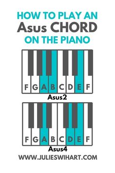 how to play an asus chords on the piano