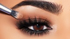 Eye Makeup For Down Turned Eyes, Matric Dance Makeup Ideas, Evening Makeup For Brown Eyes, Make Up Ideas For Brown Eyes, Brown Eyes Makeup Tutorial, Smoky Eyeshadow Tutorial, Smoky Eyes Makeup, Quince Makeup, Eyeshadow Makeup Tutorial