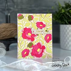 Bold Backgrounds: Vintage Roses - Honey Cuts - Honey Bee Stamps Light Grey Background, Balloon Animals, Scrapbook Page Layouts, Card Patterns, Grey Background