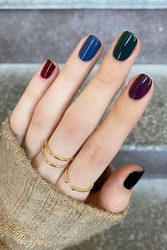 Trendy Brown Nails, Brown Nails Design, Nails Design Ideas, Fall Nail Colors, Brown Nails, Minimalist Nails, Funky Nails, Fancy Nails, Fall Nail