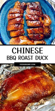 Craving that perfectly crispy, golden Chinese Roast Duck you see at the Chinese BBQ restaurant? Now you can make it at home with this easy recipe! With juicy meat and a crackling skin, the secret is in air-drying the duck for 24-72 hours in the fridge for that mouthwatering, restaurant-quality result. Get ready to impress with this simple, flavorful dish! Rabbit Recipe, Bbq Roast