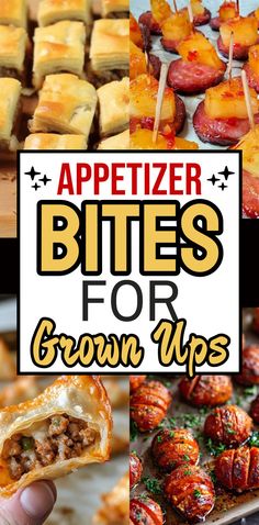 appetizer bites for grown ups are an easy way to get the party started