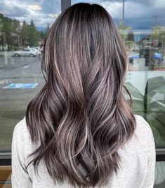 Brilliant Ash Brown Balayage with Sparkles Brown Hair Color Styles, Natural Ash Brown Hair, Ash Brown Hair With Highlights, Ash Brown Hair Dye, Medium Ash Brown Hair, Dark Ash Brown Hair, Ash Brown Highlights, Hair Color Styles, Light Ash Brown Hair