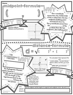 two worksheets with different types of graphs