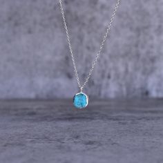 ✦ This beautiful handmade sterling silver necklace features a raw turquoise stone that brings its unique healing energy to your everyday life. It's artfully designed to make a statement without overpowering the wearer for a look that feels effortless.  Embrace your inner strength and add a touch of bohemian-inspired charm to your wardrobe with this exquisite piece of jewelry. Each component of this marvelous necklace has been carefully crafted to create an eye-catching and stylish design that wi K Ring, Raw Turquoise, Artfully Designed, Raw Crystal Necklace, Necklace Unique, Moonstone Necklace, Healing Energy, Raw Gemstones, Inner Strength