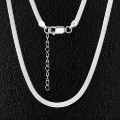 If you really want to look sexy, this necklace above all other styles, is the one to do it! It caresses the curves of your neck and chest, giving off a sexy, let me touch it aura. It is subtle in appearance, yet powerful in it's ability to attract with it's brilliant, eye-catching shine. The most common length worn is 50cm / 20". (Depending on neck size). Add the matching bracelet to your cart and get it at half price. Material: Sterling silver Width: 4.5mm / 0.2". Necklace length chart This nec Trendy Snake Shape Jewelry With Chain, Trendy Snake Shape Chain Jewelry, Trendy Snake-shape Chain Jewelry, Trendy Silver Snake Chain Choker, Adjustable Snake Chain Elegant Choker, Elegant Snake Chain Choker With Adjustable Chain, Adjustable Elegant Snake Chain Choker, Elegant Adjustable Snake Chain Choker, Elegant Silver Snake Chain Choker