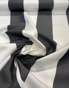 the black and white striped fabric is very soft