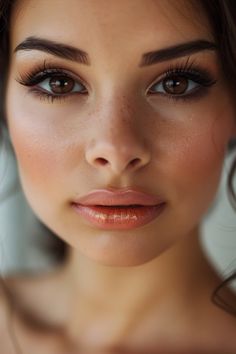 Enhance the natural depth of brown eyes with wedding makeup that highlights their richness. Click to see more.