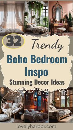 32 Artistic Boho Bedroom Ideas For 2024 Pallet Bed, Rattan Headboard, Bamboo Blinds, Boho Bedroom Decor, Bedroom Boho