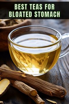 the best teas for bloated stomach