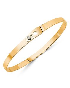 Dinh Van 18K Yellow Gold Serrure Bangle Bracelet with Diamonds Jewelry & Accessories - Bloomingdale's Bracelet With Diamonds, Bangles Gold, Diamonds Jewelry, Gold Bangles, Bangle Bracelet, Diamond Jewelry, Bangle Bracelets, Jewelry Accessories, Bangles