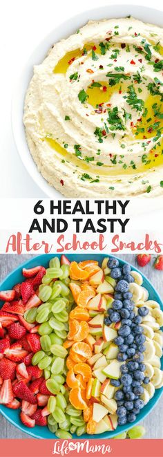 six healthy and tasty after school snacks