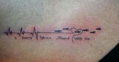 miscarriage tattoos - Google zoeken Ekg Tattoo Memorial, Heart Rhythm Tattoo, Ekg Tattoo Ideas, Rhythm Tattoo, Tattoos For Baby Boy, Tattoo Memorial