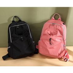 Girls Travel School Bag Lady Leisure Trendy Women Washed Nylon Laptop Book Bag Fashion Female Cool Student College Backpack New [23y 6m 27d]