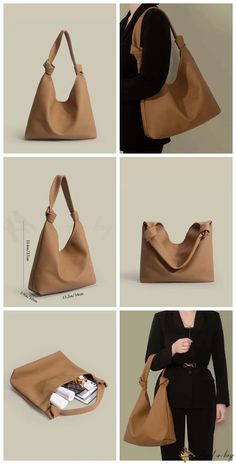 BirdinBag – Chic Shoulder Bag with Elegant Knot Detailing – Bird in Bag Everyday Brown Shoulder Bag With Single Handle, Everyday Hobo Tote Bag With Single Handle, Everyday Tote Hobo Bag With Single Handle, Chic Everyday Hobo Bag With Single Handle, Everyday Single Handle Hobo Tote Bag, Daily Use Single Handle Hobo Shoulder Bag, Rectangular Hobo Bag With Single Handle For Errands, Everyday Hobo Satchel Bag With Single Handle, Everyday Shoulder Bag With Single Handle