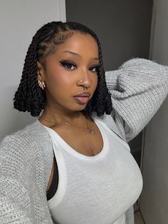 Fast Braids, Black Hair Updo Hairstyles, Cute Box Braids Hairstyles, Twist Braid Hairstyles, Hair Twist Styles, Natural Hair Styles Easy