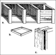 the diagram shows how to build an outdoor storage unit