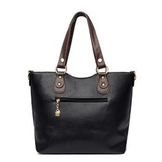 Women large capacity leather shopping tote - BAGYOHO Black Faux Leather Hobo Bag For Shopping, Black Faux Leather Hobo Bag Tote, Black Faux Leather Bucket Bag For Shopping, Black Faux Leather Shopping Bag, Black Faux Leather Bucket Bag With Double Handle, Black Shoulder Bag With Top Carry Handle For Shopping, Black Hobo Bag With Top Carry Handle For Shopping, Black Hobo Bag With Top Carry Handle For Office, Black Faux Leather Tote Satchel