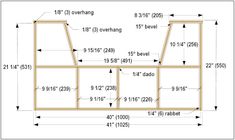 the floor plan for a house with measurements and measurements to be used on it's walls