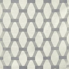 a gray and white pattern on fabric