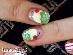 Melon Soda Nails, Funky Nail Art, Happy Nails, Really Cute Nails, Jelly Nails, Kawaii Nails