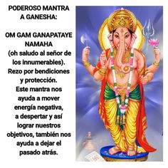 there is an image of lord ganesha in the text above it and below it