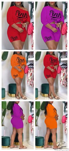 Bjux – Orange Fashion Casual Letter Print Strap Design Oblique Collar Half Sleeve Two Pieces – Bjux Fashion Boutique Multicolor Letter Print Sets For Spring, Orange Fashion, Strap Design, Half Sleeve, Letter Print, Piece Of Clothing, Two Pieces, Half Sleeves, Fashion Boutique