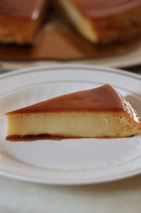 a piece of cheesecake on a white plate