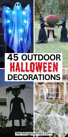 halloween outdoor decorations for front yard Halloween Styling, Diy Outdoor Halloween Decorations, Porche Halloween, Haunted Hayride, Halloween Decoration Ideas, Outdoor Halloween Decorations, Dollar Tree Halloween, Creepy Halloween Decorations