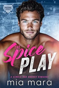 the spice play book cover with an image of a shirtless man in front of water