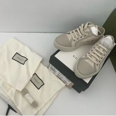 Gucci Low Rise Cream Sneakers Brand New Never Worn Size 36 Box & Accessories Included Cream Sneakers, Shoes Gucci, Gucci Sneakers, Box Accessories, Sneaker Brands, Gucci Shoes, Womens Shoes Sneakers, Low Rise, Shoes Sneakers