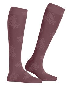 The Ice Flower knee-length socks are inspired by romantic winter flowers and impress with a play on transparencies. The fine, three-dimensional pattern makes these knee-length socks a fashionable highlight. The high-quality workmanship and the FALKE Perfect Fit result in the greatest possible wearing comfort Elegant Knee-high Socks For Spring, Elegant Knee-high Stockings For Spring, Elegant Mid-calf Socks For Spring, Ice Flower, Womens Knee High Socks, Ski Socks, Family Women, Winter Flowers, Leggings Sale