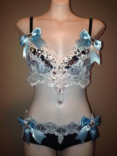 CUSTOM SIZE Alice in Wonderland 3 Edc rave bra Escape