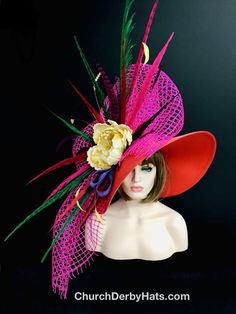 Derby Hat Diy, Kentucky Derby Hat Ideas, Derby Attire