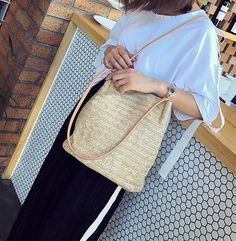 Brand Name: YogodlnsShape: Casual ToteMain Material: StrawOrigin: CN(Origin)Style: BohemianOccasion: VersatileClosure Type: HaspGender: WOMENDecoration: Hollow OutLining Material: PolyesterHardness: SOFTPattern Type: KnittingWeave Bag: Summer Women Durable Weave BagBeach Bags: Straw Beach BagsBucket Bag: Linen Woven Bucket BagTote Handbags: Grass Casual Tote HandbagsRattan Bags: Knitting Rattan Bags Brown Bucket Bag With Long Handle, Versatile Beige Straw Bag For Daily Use, Versatile Beige Straw Shoulder Bag, Versatile Beige Shoulder Bag With Braided Handles, Beige Shoulder Bag With Braided Handles, Beige Bucket Bag With Braided Handles, Casual Beige Hobo Bag Satchel, Casual Beige Hobo Bag Satchel Style, Beige Straw Shoulder Bag