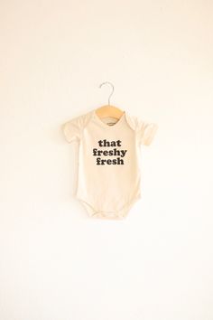 For the new arrival. Sizing: the 3mo fits closer to a 0-3. We recommend sizing up if your little one is in between sizes - we all know those babies don't keep. Made with 100% organic cotton fabric Machine wash on low, tumble dry on cold Sustainably printed using eco-friendly water-based inks Designs are original to Polished Prints Onesies are ethically made in China Friends Sign, Organic Cotton Baby, Organic Cotton Fabric, Grab Bags, Baby Prints, Cotton Baby, Swimsuit Cover, Sweatshirt Dress