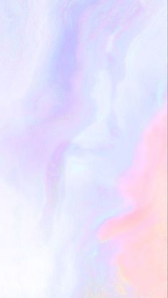 an abstract painting with pastel colors and white, pink, yellow and blue tones