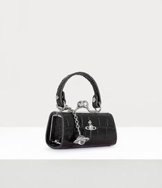 Vivienne Westwood Mini Bag, Vivienne Westwood Black Bag, Vivienne Westwood Bag, Vivienne Westwood Accessories, Black Vivienne Westwood, Vivienne Westwood Clutch, Vivienne Westwood Bags, Doll Bag, Womens Designer Bags