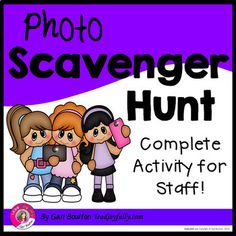 the scavenger hunt complete activity for staff