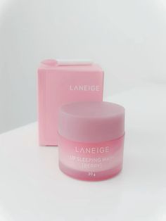 Laneige Lip Mask Cherry Blossom, Laneige Lip Sleeping Mask Berry, Laneige Lip Sleeping Mask Aesthetic, Preppy Skincare, Laneige Lip, Laneige Lip Sleeping Mask, Berry Fruit, Pretty Skin Care