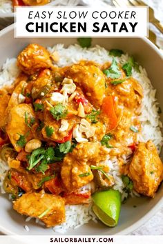 a white bowl filled with chicken and rice