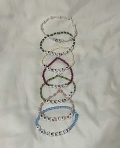 Gracie Abram’s Bracelet Ideas, Gracie Abrams Tsou Bracelets, Tsou Tour Bracelets, Eras Tour Bracelet Ideas Unhinged, Eras Tour Bracelets Unhinged, Friendship Bracelets With Beads