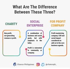 what are the differences between these three social enterprises? and how do they work?