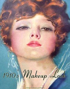 Vintage Makeup Guide Image Gallery | vintage makeup guide 1910s Makeup Look, 1912 Makeup, 1900 Makeup, 1910s Makeup, 1912 Hairstyles, 1900s Makeup, 1910 Makeup, 1910's Makeup, Edwardian Makeup