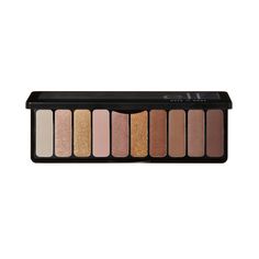 e.l.f. Need It Nude Eyeshadow Palette - .49oz Champagne Eye Makeup, Colourpop Eyeshadow Looks, Affordable Eyeshadow Palettes, Elf Eyeshadow Palette, Makeup Inventory, Elf Eyeshadow, Nude Eyeshadow Palette, Rainbow Eyeshadow, Colourpop Eyeshadow