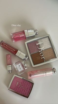 Koleksi Makeup, Dior Lipgloss, Dior Girl, Dior Lip Glow, Dior Addict Lip, Smink Inspiration, Makijaż Smokey Eye