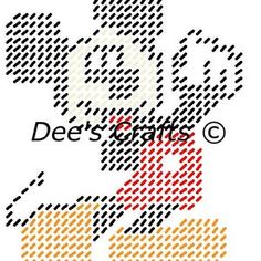 a cross stitch pattern with the words deep purple in red and orange letters on white