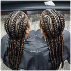 #houstonbraider #cornrows #feedinbraids #houston option:6 with small Hairstyles Kenya, Corn Rolls, Ghana Braids Hairstyles, Quick Braids, Pony Hairstyles, Cornrow Braids, Blonde Box Braids