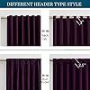 four different types of curtains with measurements